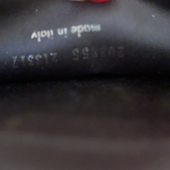 RARE metallic red YSL Belle du Jour leather clutch - Picture 14 of 16